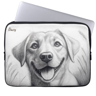 Funda Para Portátil Lápiz personalizado Arte con tema de perro