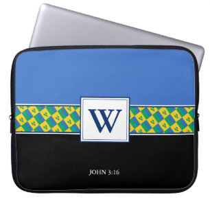 Funda Para Portátil Laptop cristiana monograma de ST VINCENT SVG