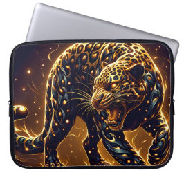 Funda Para Portátil Laptop Sleeve 15" Neoprene Leopard Electronics Bag