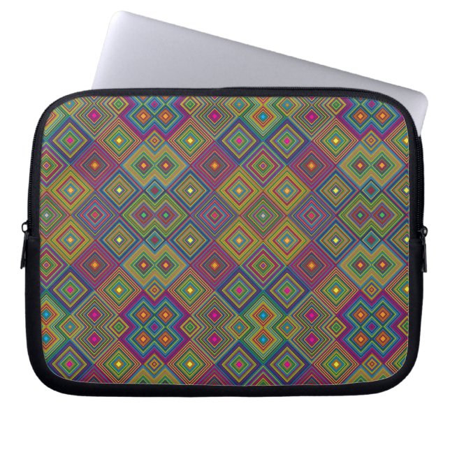 Funda Para Portátil Laptop sleeve featuring a colorful (Frente)