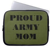 Laptop Sleeve Orgullosa Mamá del Ejército