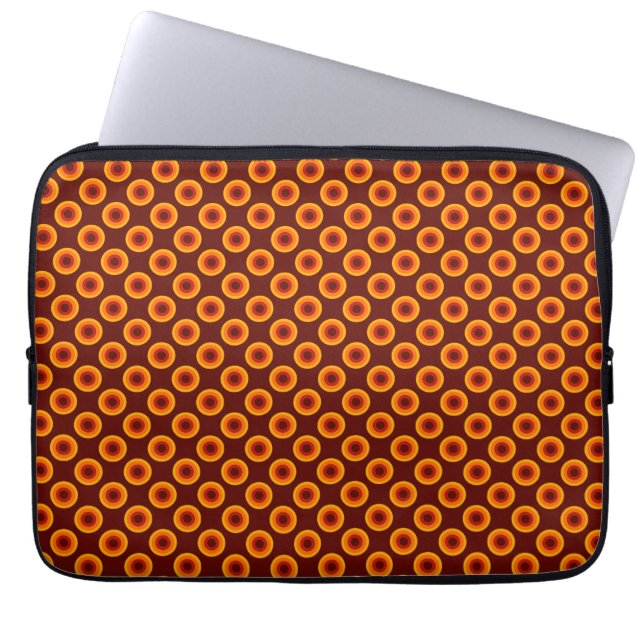 Funda Para Portátil Laptop Sleeves "Dots" Seventies Var01 Retro (Frente)