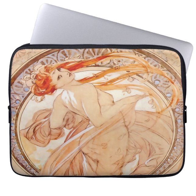 Funda Para Portátil Las Cuatro Artes - Baile, Art Nouveau (Frente)