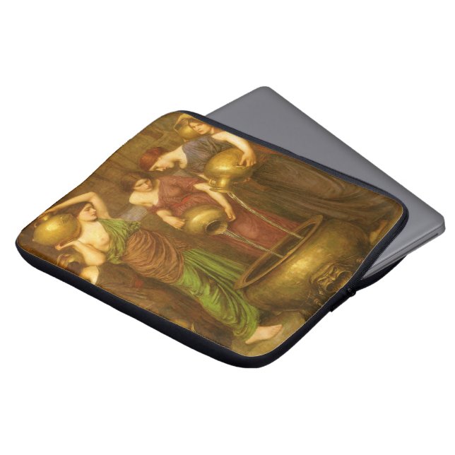 Funda Para Portátil Las Danaides por John William Waterhouse (Superior anverso)