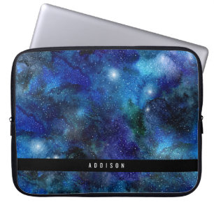 Funda Para Portátil Las estrellas azules de la galaxia personalizaron