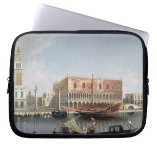 Funda Para Portátil Las góndolas antes del St. marcan el cuadrado,