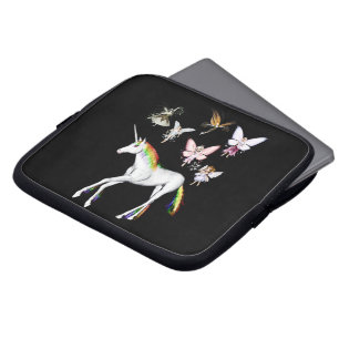 Funda Para Portátil Las hadas colorean el unicornio