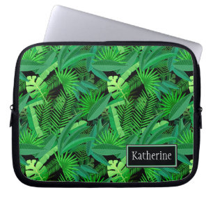 Funda Para Portátil Las hojas de palmeras tropicales el   añaden su