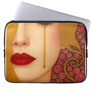 Funda Para Portátil las lágrimas doradas del dolor de corazón de Freya