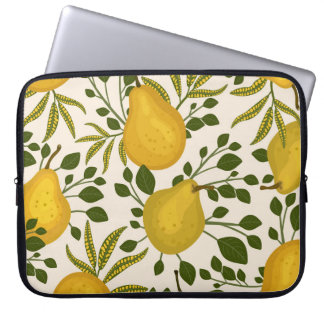 Funda Para Portátil Las orejas amarillas dejan el fondo blanco