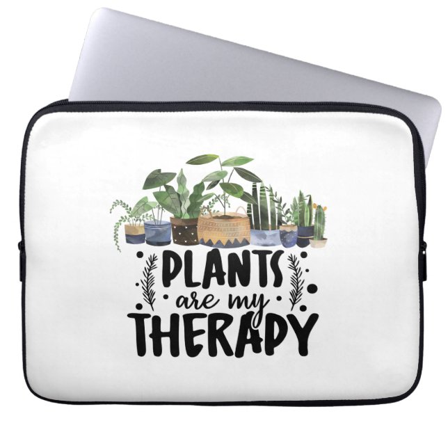 Funda Para Portátil Las plantas son mis amantes de las plantas terapiz (Frente)