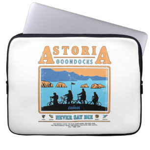 Funda Para Portátil Las siluetas tontas sobre el muelle de Astoria