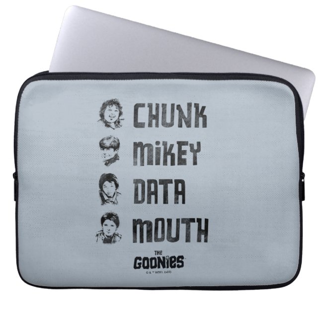 Funda Para Portátil Las tonterías | Chunk, Mikey, Data, Mouth (Frente)