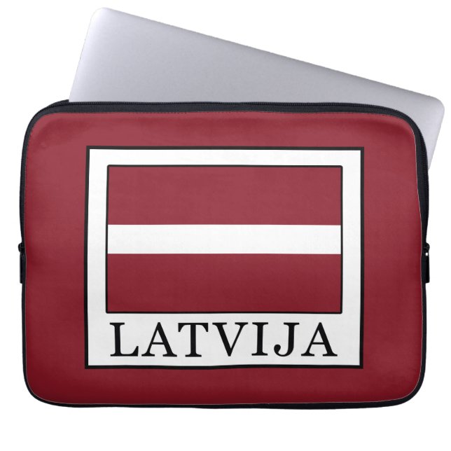Funda Para Portátil Latvija (Frente)