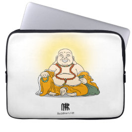 Funda Para Portátil Laughing Maitreya Buddha manga portátil