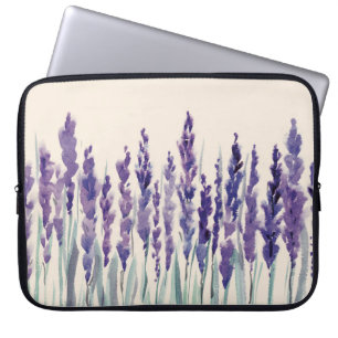 Funda Para Portátil Lavanda francesa: Ilustracion acuarela