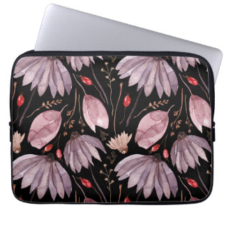 Funda Para Portátil Lavender Lotus Flowers Laptop Electronics Sleeve