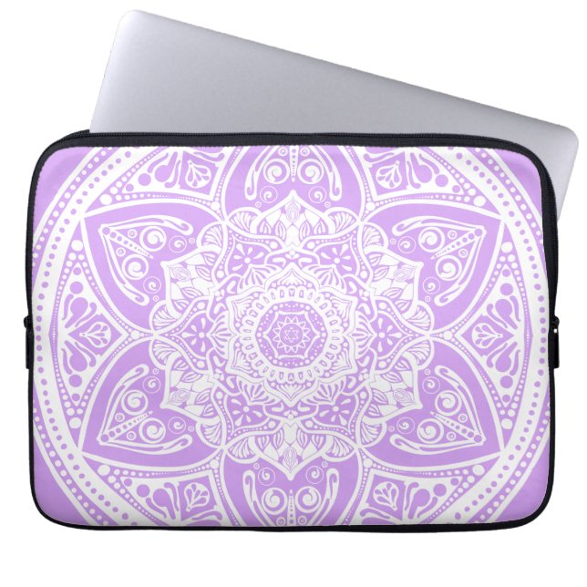 Funda Para Portátil Lavender Mandala (Frente)