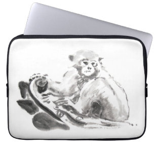 Funda Para Portátil Lávese de manga de zodiac año de pintura de mono