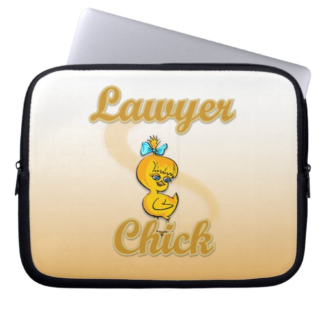 Funda Para Portátil Lawyer Chick (Frente)