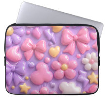 Lazos y Corazones Kawaii Pastel Patrón Perfecto