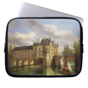 Funda Para Portátil Le Chateau de Chenonceau, 1843 (aceite en lona)