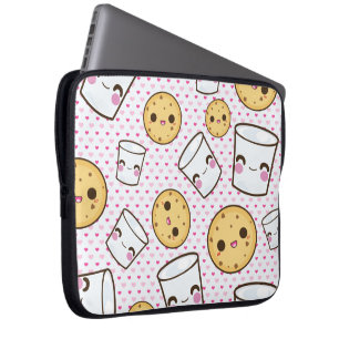 Funda Para Portátil Leche y galletas