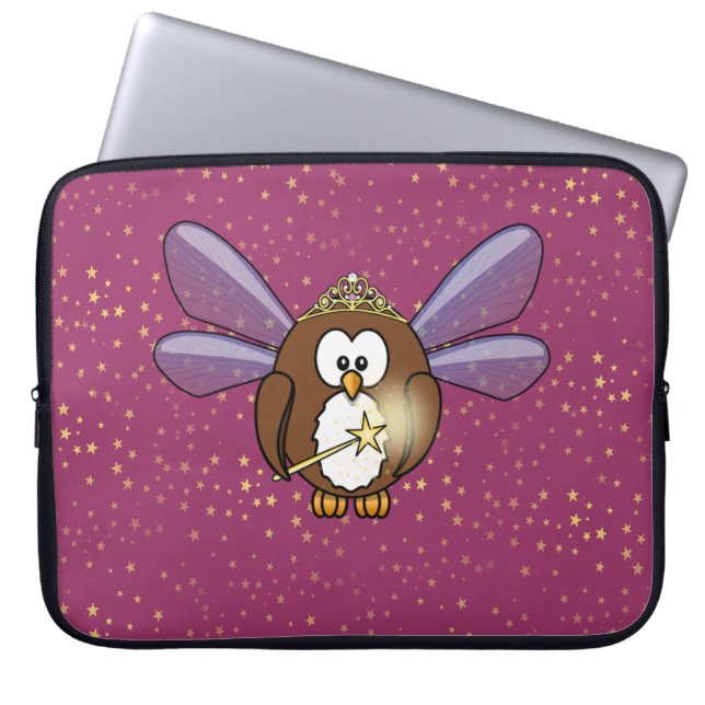 Funda Para Portátil lechuza (Frente)