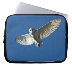 Funda Para Portátil Lechuza Común en Vuelo Diurno