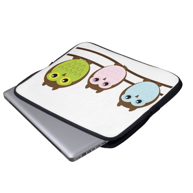 Funda Para Portátil Lechuza Destinada De Moda De Mod (Inferior anverso)