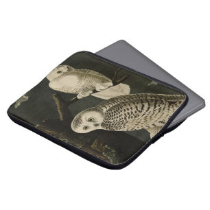 Funda Para Portátil Lechuza Snowy, los pájaros de América de John Jame