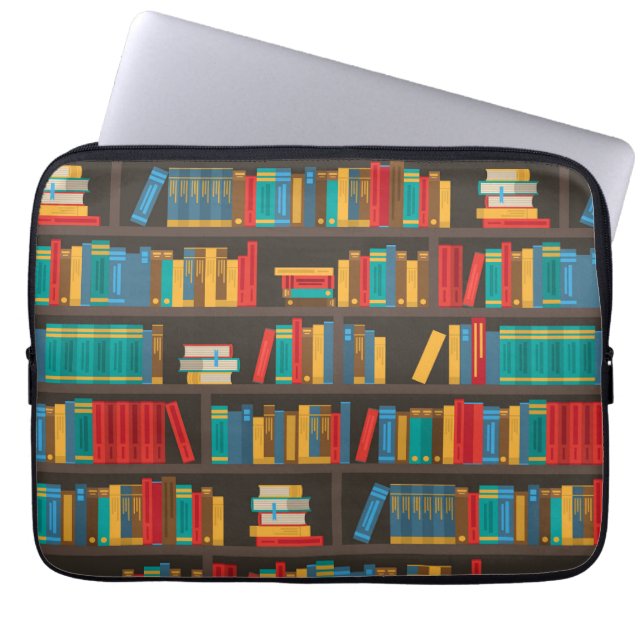 Funda Para Portátil Leer amor en biblioteca (Frente)