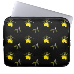 Funda Para Portátil Lemons and flowers