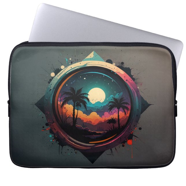 Funda Para Portátil lente exótica (Frente)