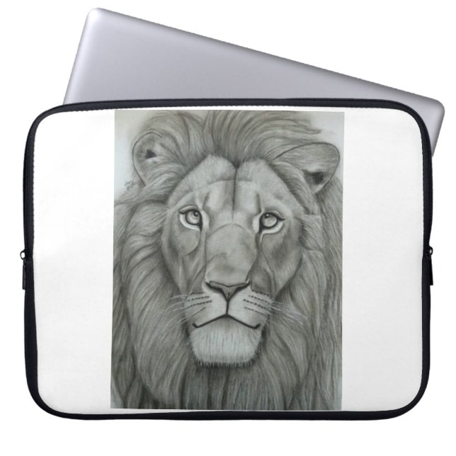 Funda Para Portátil León Majestuoso (Frente)