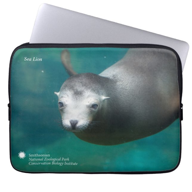 Funda Para Portátil León marino de Smithsonian el | (Frente)