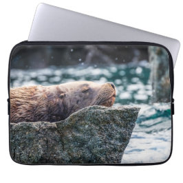 Funda Para Portátil León Marítimo En La Bahía De Resurrección, Alaska