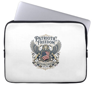 Funda Para Portátil León Patriótico Águila Animal Guardián Híbrido Pat