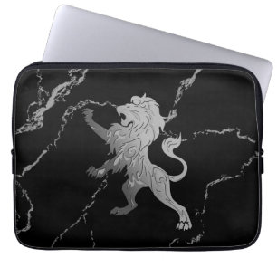 Funda Para Portátil León Real Plateado