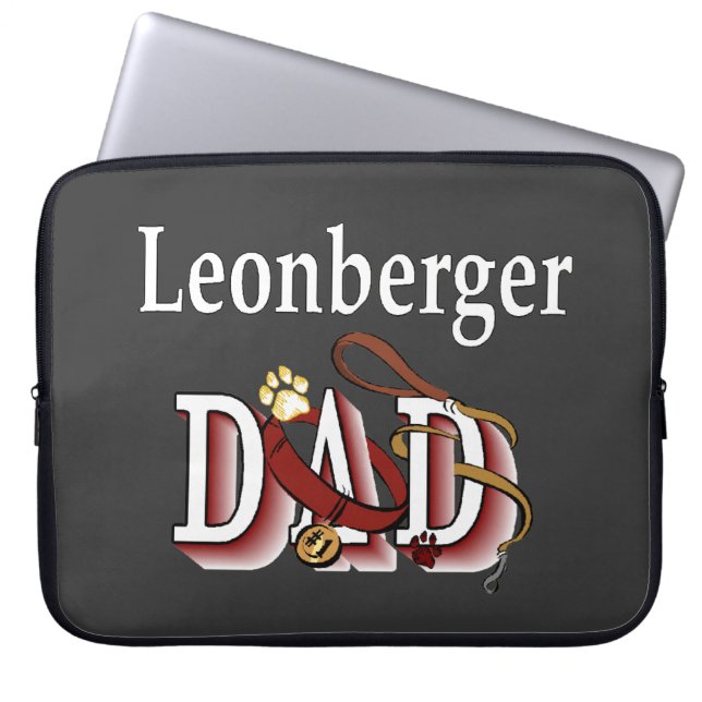 Funda Para Portátil Leonberger Dad (Frente)