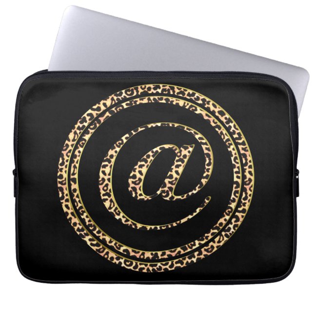 Funda Para Portátil Leopard @ (Frente)