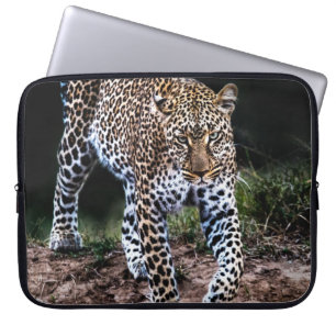 FUNDA PARA PORTÁTIL LEOPARD CAMINANDO EN SALVAJE