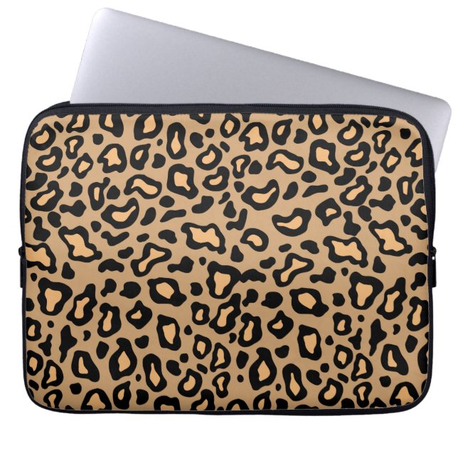 Funda Para Portátil Leopard Print Laptop Sleeve (Frente)