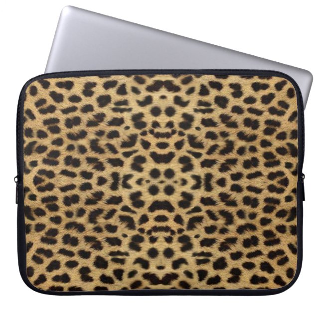 Funda Para Portátil Leopard Print Laptop Sleeve (Frente)