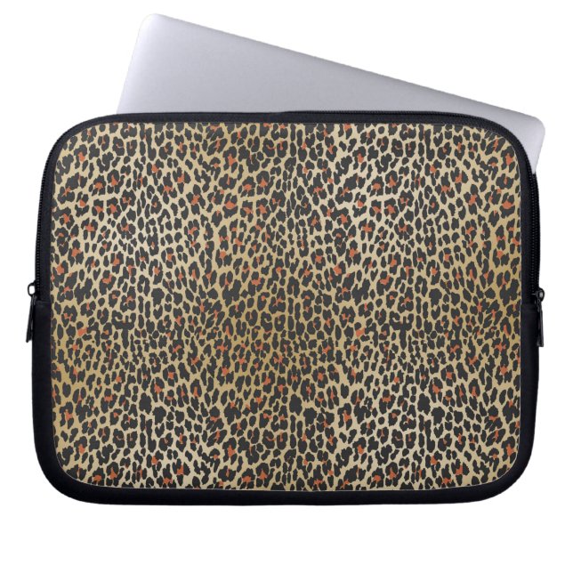Funda para portátil Leopard Skin Print (Frente)