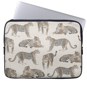 Funda Para Portátil Leopard Tiger Animal Pink Modern
