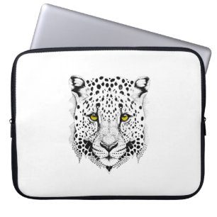 Funda Para Portátil Leopard Wild Animal Nature Ilustracion Tattoo
