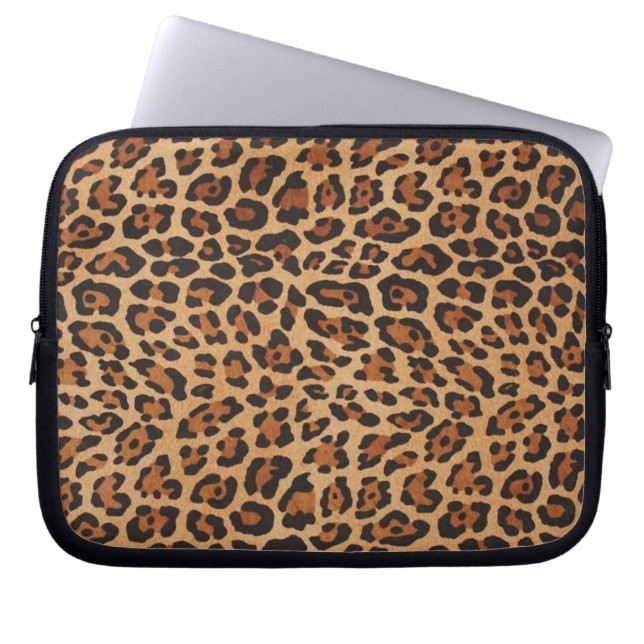 Funda para portátil leopardo (Frente)