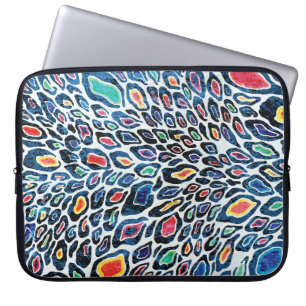 Funda Para Portátil Leopardo colorido: Impresión vibrante de texturas