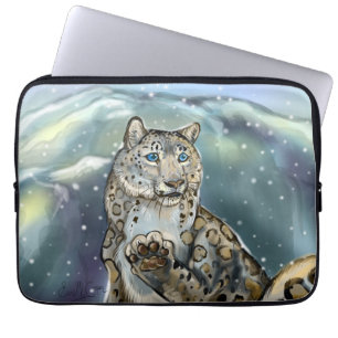 Funda Para Portátil Leopardo de la nieve